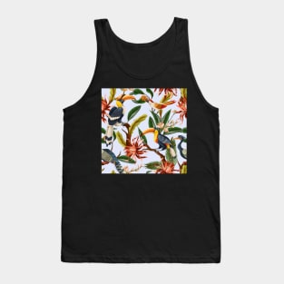 exotic birds pattern 2 Tank Top